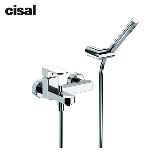 Robinet de baignoire CISAL Roadster chromé + douche