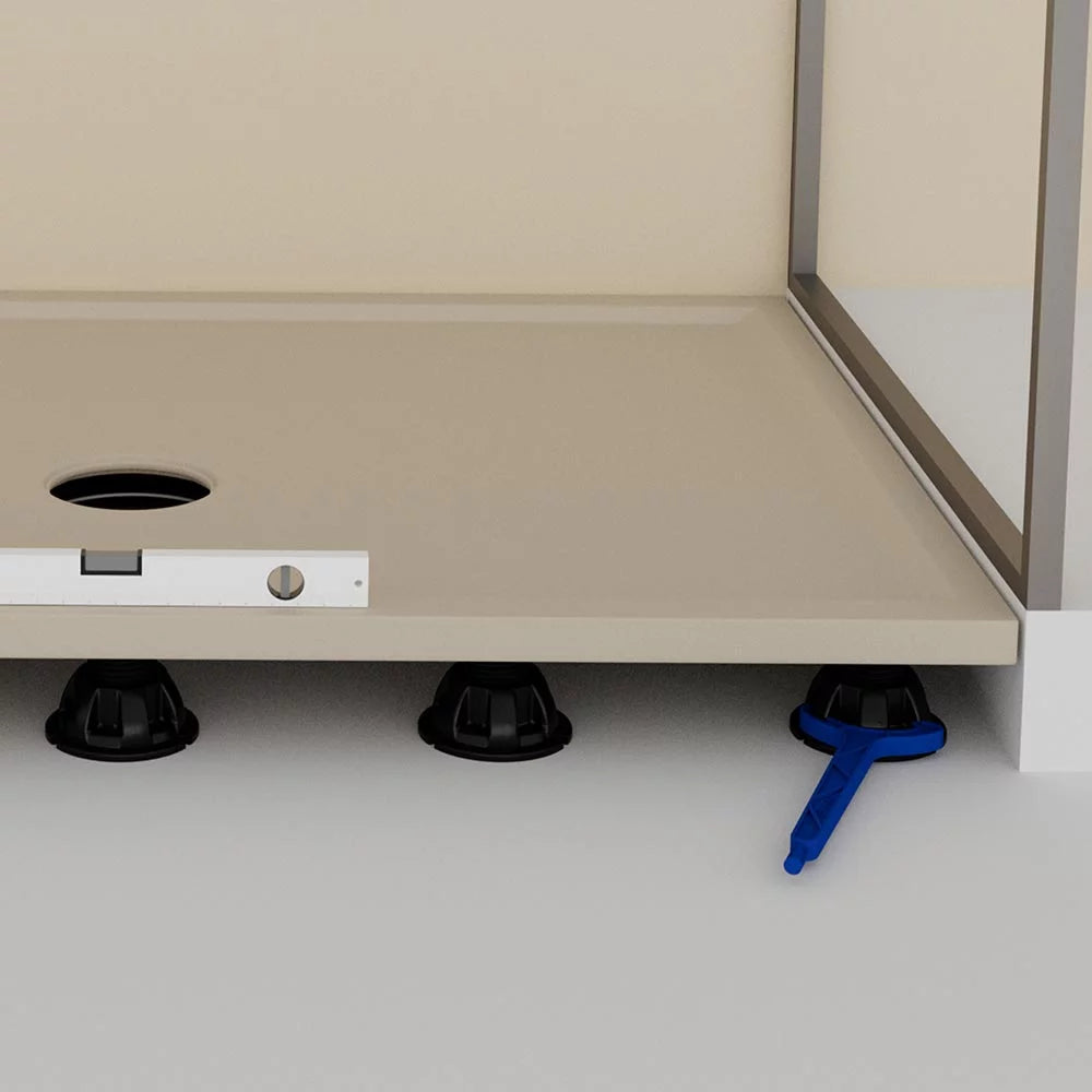 Ensemble de 4 pieds de douche Sorex