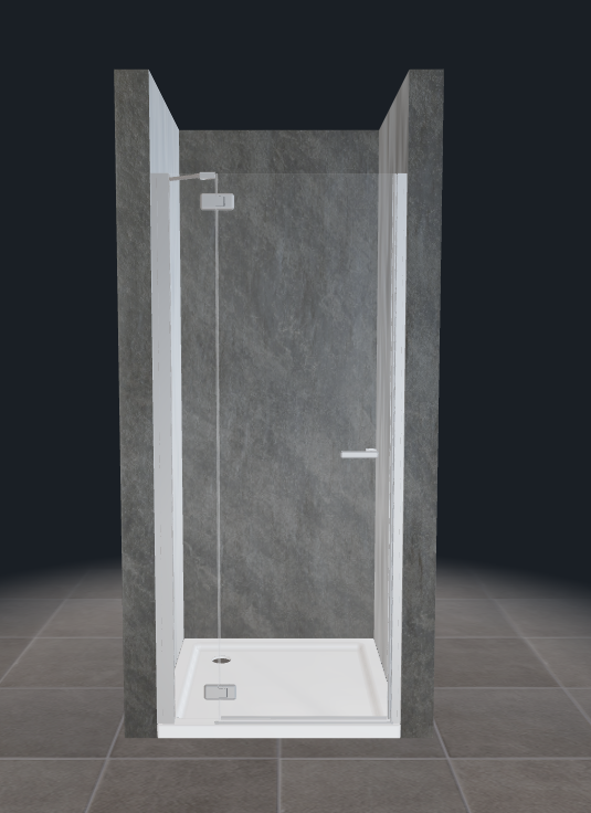 Porte tournante DUKA Gallery 3000 pour niche 1355-1390 mm