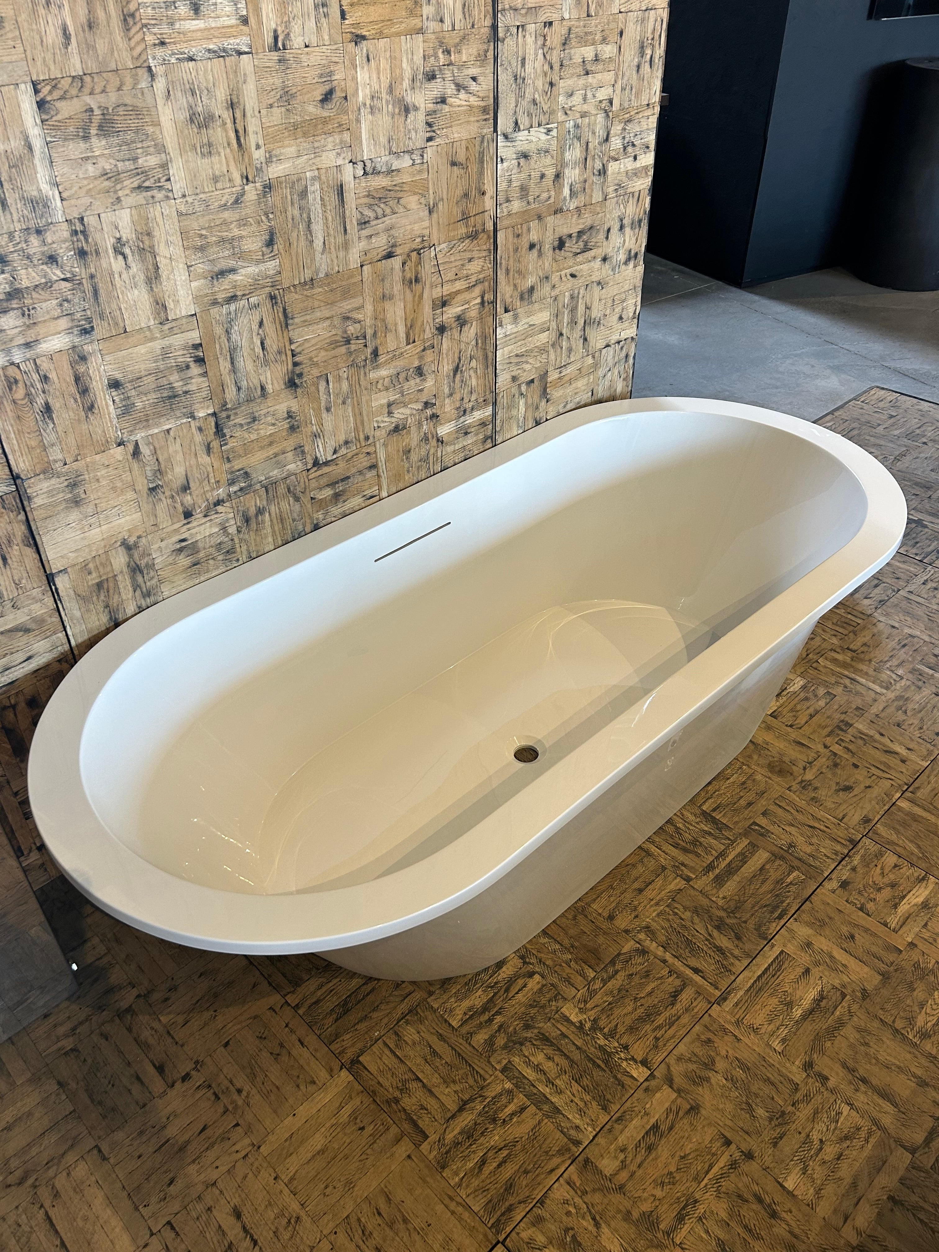 Watergame city - inbouw/onderbouw bad - 170x85cm - glanzend wit