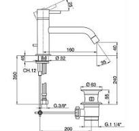 Mitigeur monocommande pour lavabo CISAL LESS chromé